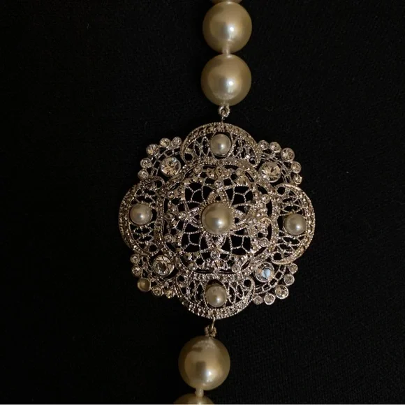 Camrose and Kross JBK Collection Faux Pearl Necklace +Box and COA - Picture 9 of 17